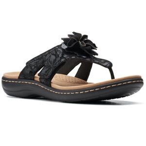 Clarks Women's Collection Laurieann Gema Sandals Black Size‎ 9N